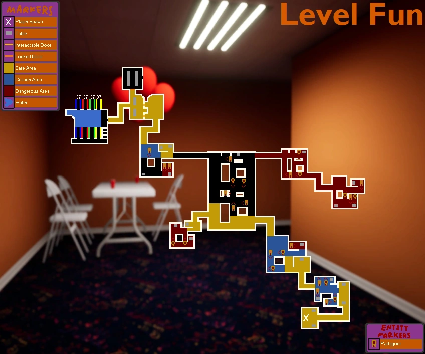 Map of Level Fun