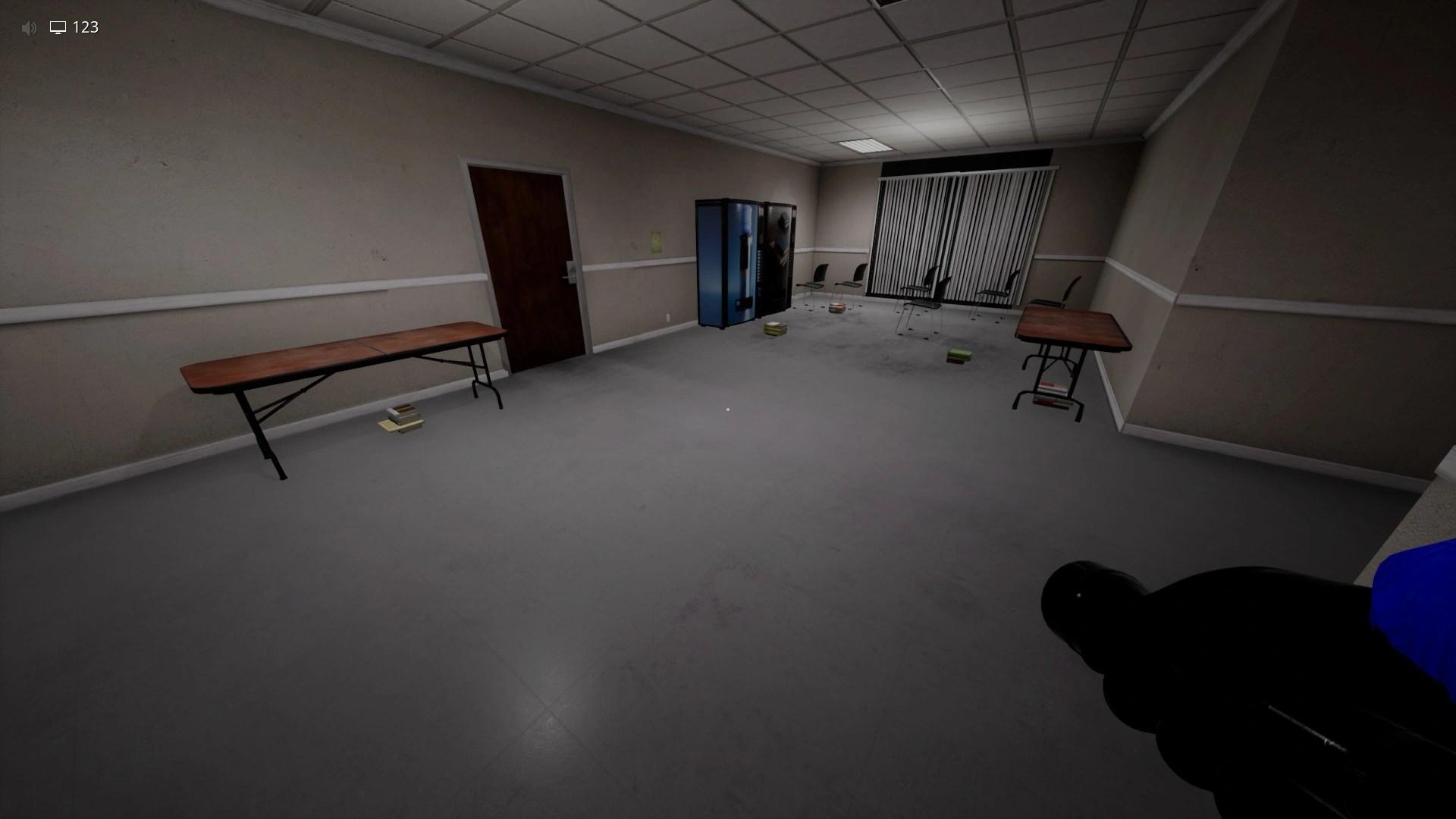 The vending machines you enter the object-count code into in Abandoned Office, Escape The Backrooms