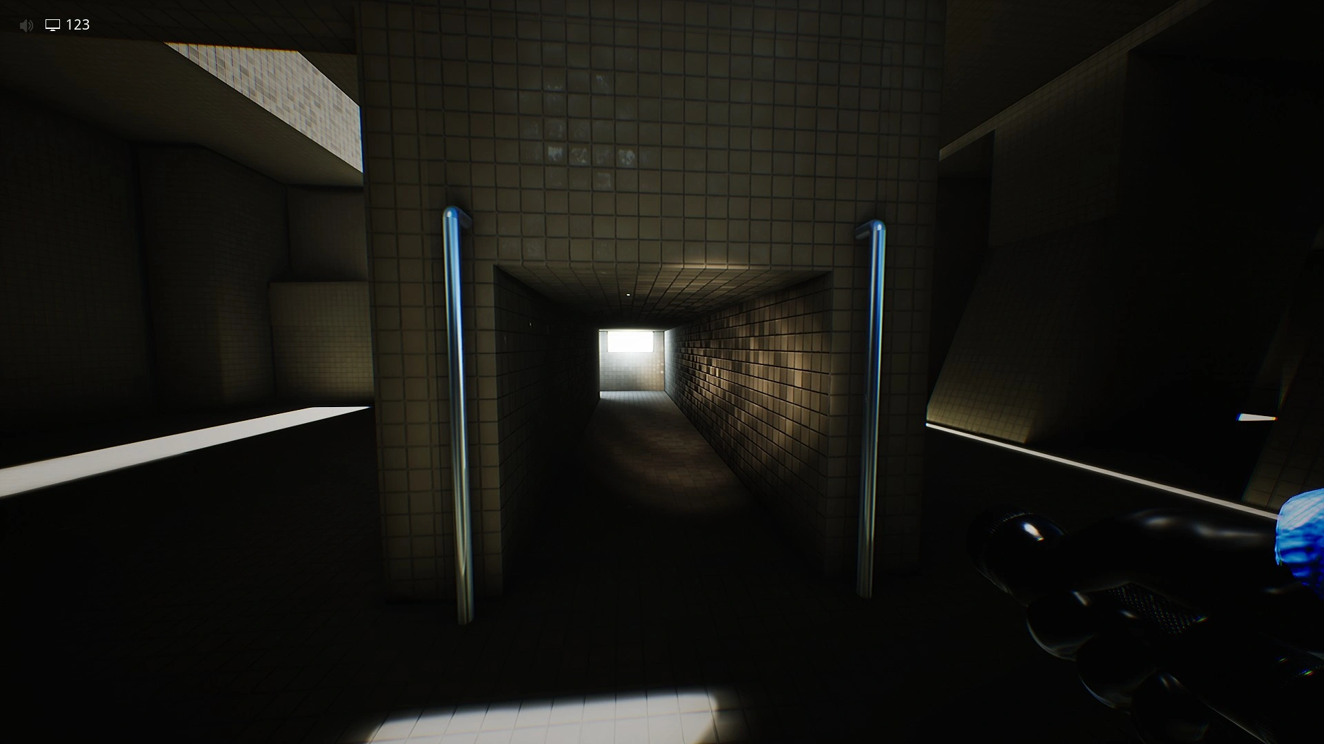 The route to the second basement in Level 37.2 Dark Poolrooms, part 3, Escape The Backrooms