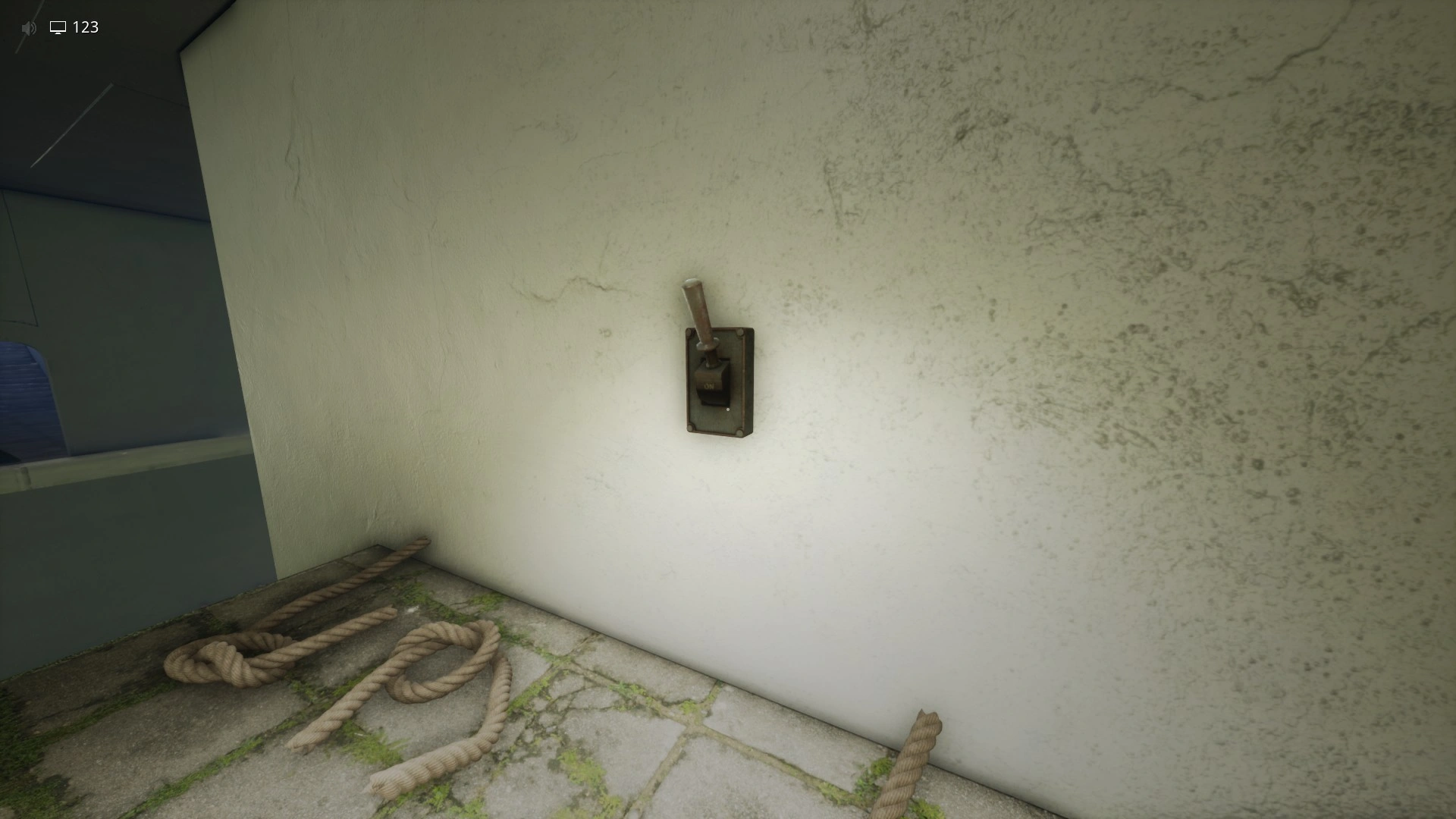 The lever at the top of the platforms you reach after the ground levers in The Grassrooms, Escape The Backrooms