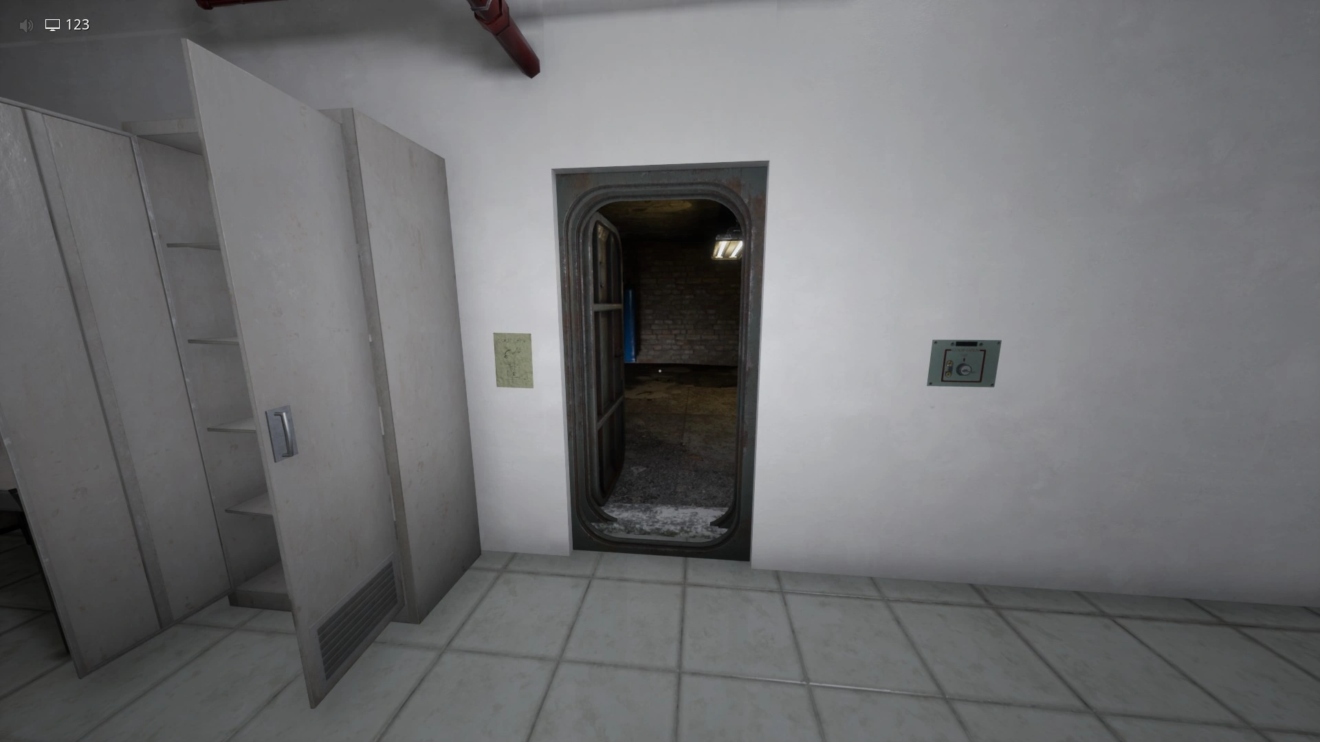 The door that unlocks after turning all four keys in Habitable Zone, Escape The Backrooms