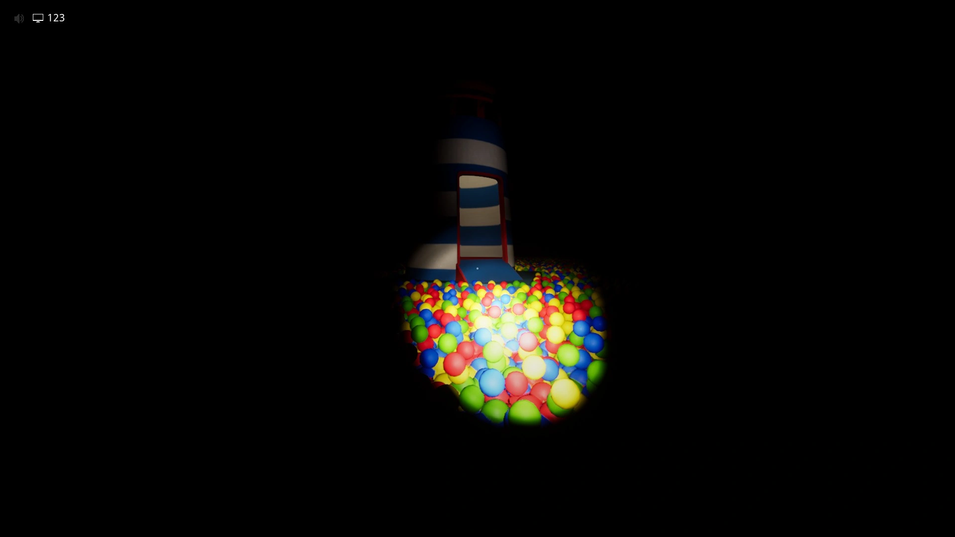 One of the lighthouses you turn on inside Plastic Mariana in Level 421, Escape The Backrooms