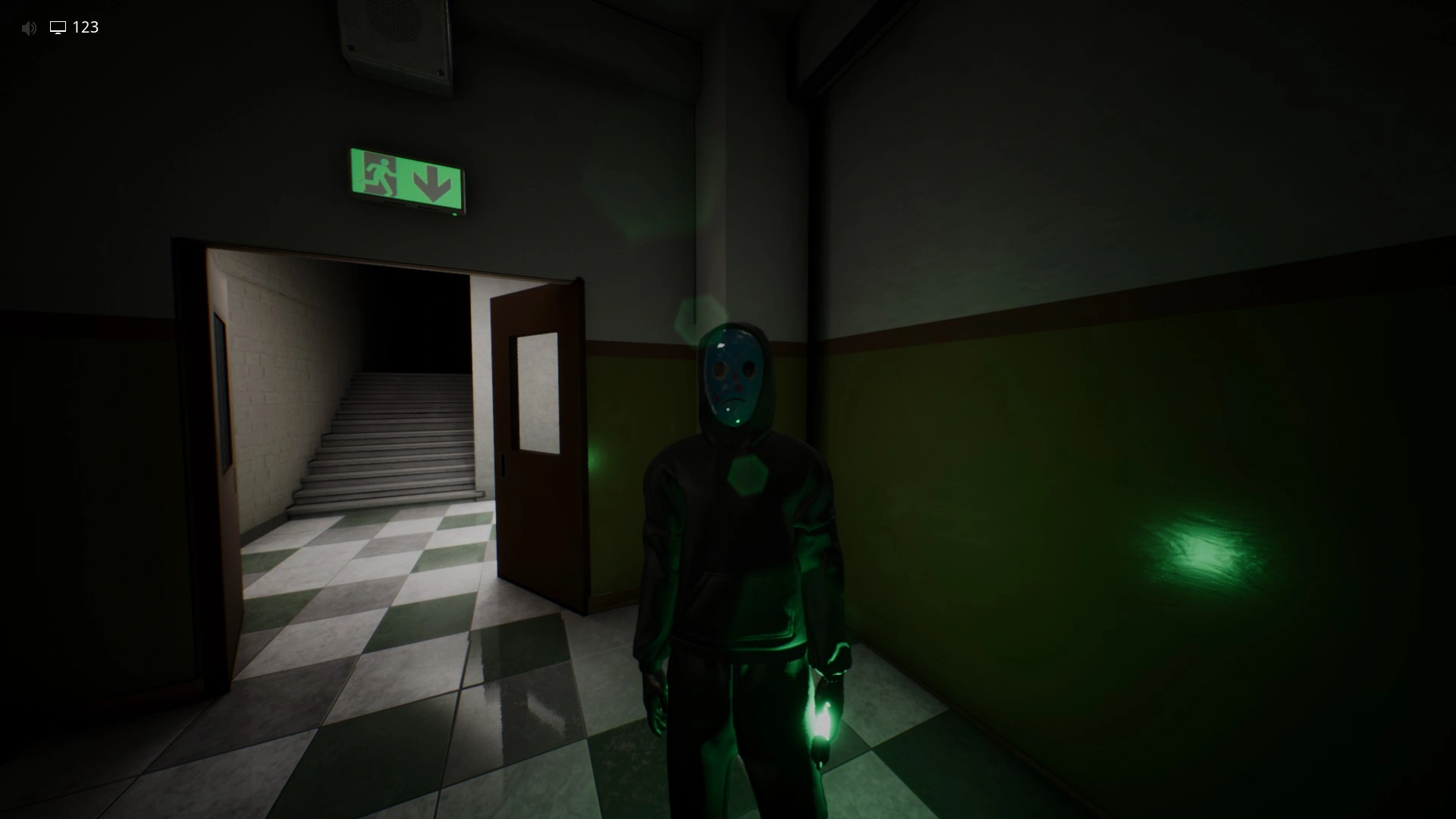 The Partypooper, the friendly entity that guides you to the exit in Level 52, Escape The Backrooms