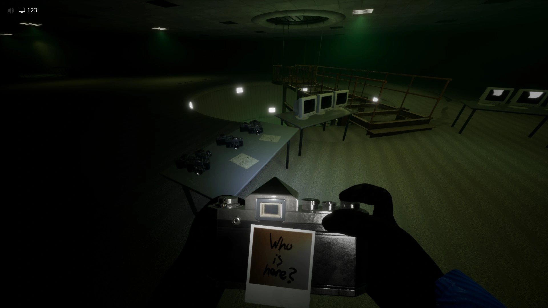 The camera showing which object you need to photograph next in Level 55.1, Escape The Backrooms