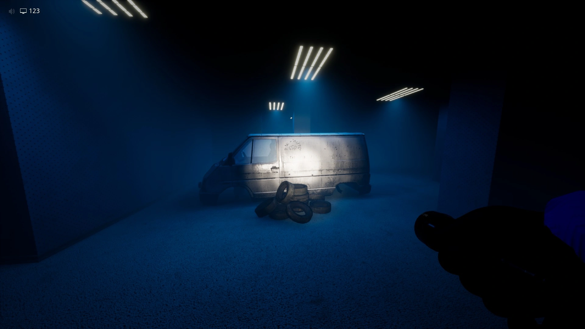 The van on the second floor that is the third photo in Level 55.1, Escape The Backrooms