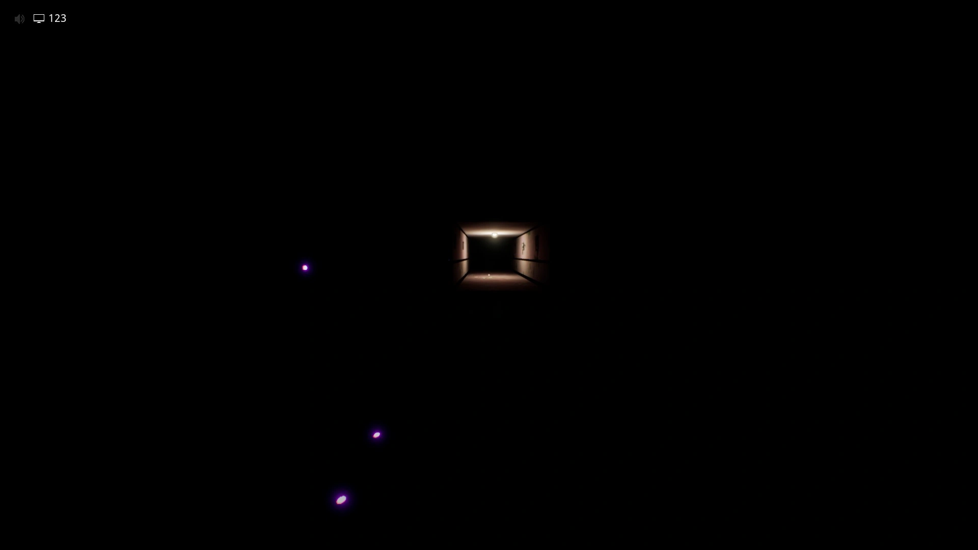 The entrance to Level 974 Kitty's House at the end of the dark section, Escape The Backrooms