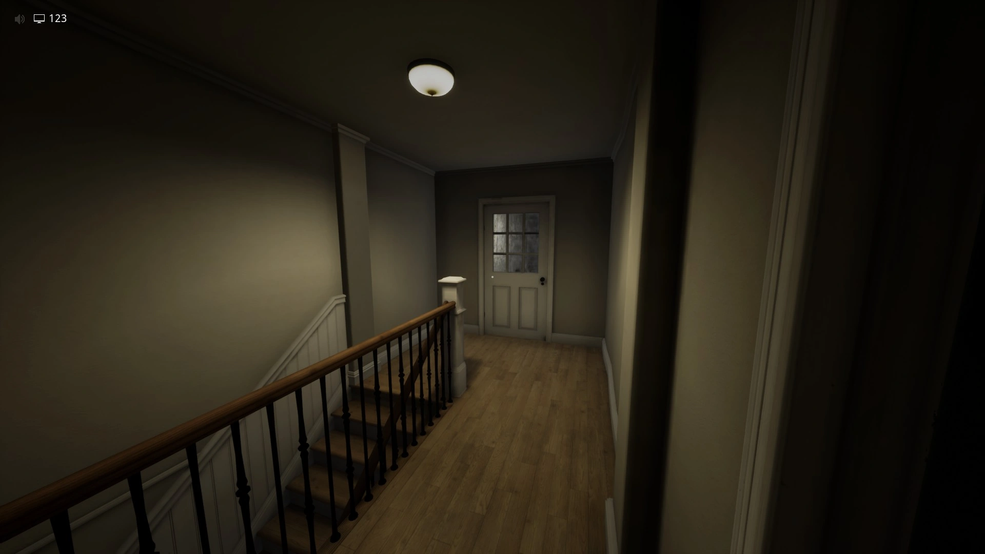 The door inside Level 7 you go through on the way to Level 974 Kitty's House, Escape The Backrooms