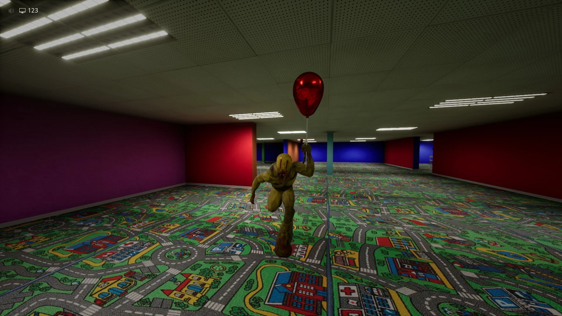 A Partygoer that chases you through most of the sectors in Level Fun+, Escape The Backrooms