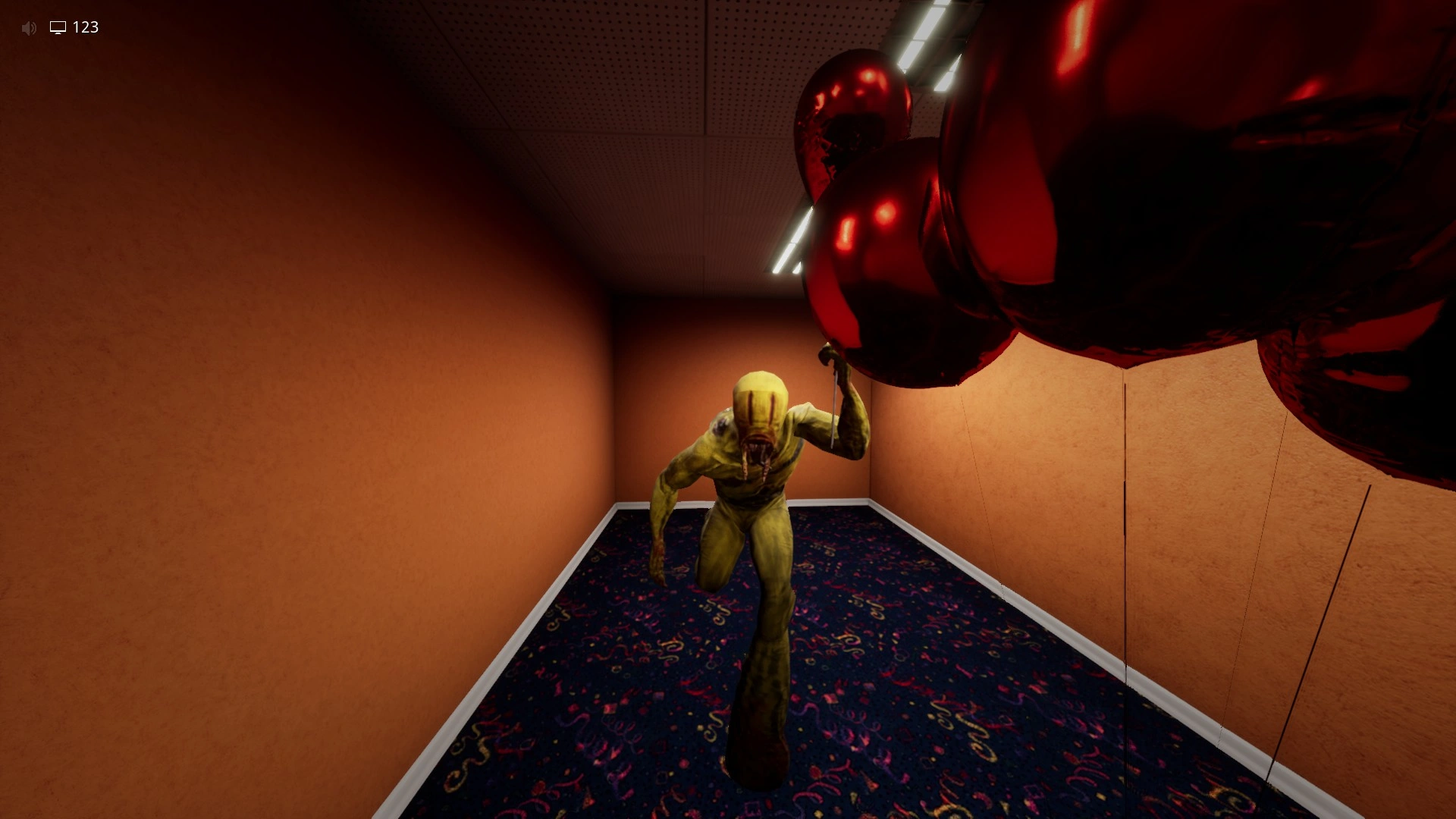 A Partygoer that chases you through most of the sectors in Level Fun+, Escape The Backrooms