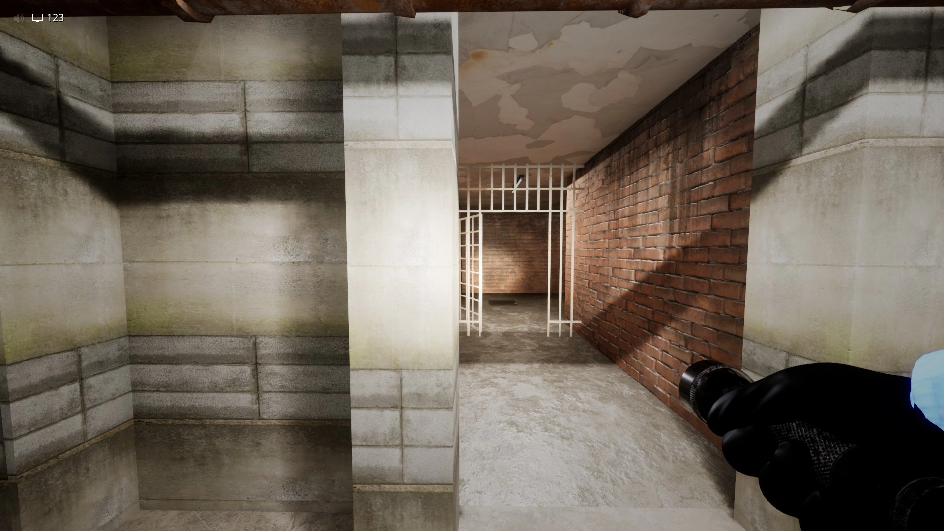 The gap in the wall leading to the Electrical Station in Pipe Dreams Part 1, Escape The Backrooms