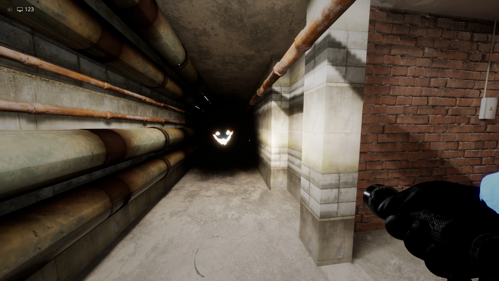 The Smiler that chases you down the hallway in Pipe Dreams Part 2, Escape The Backrooms