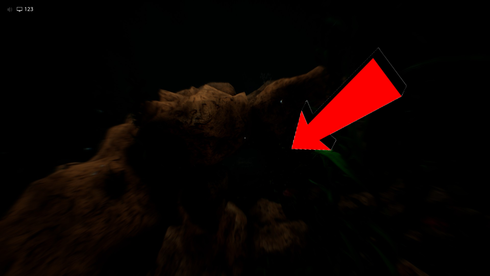Swimming into the caves that lead to the Cave System from Thalassophobia, Escape The Backrooms