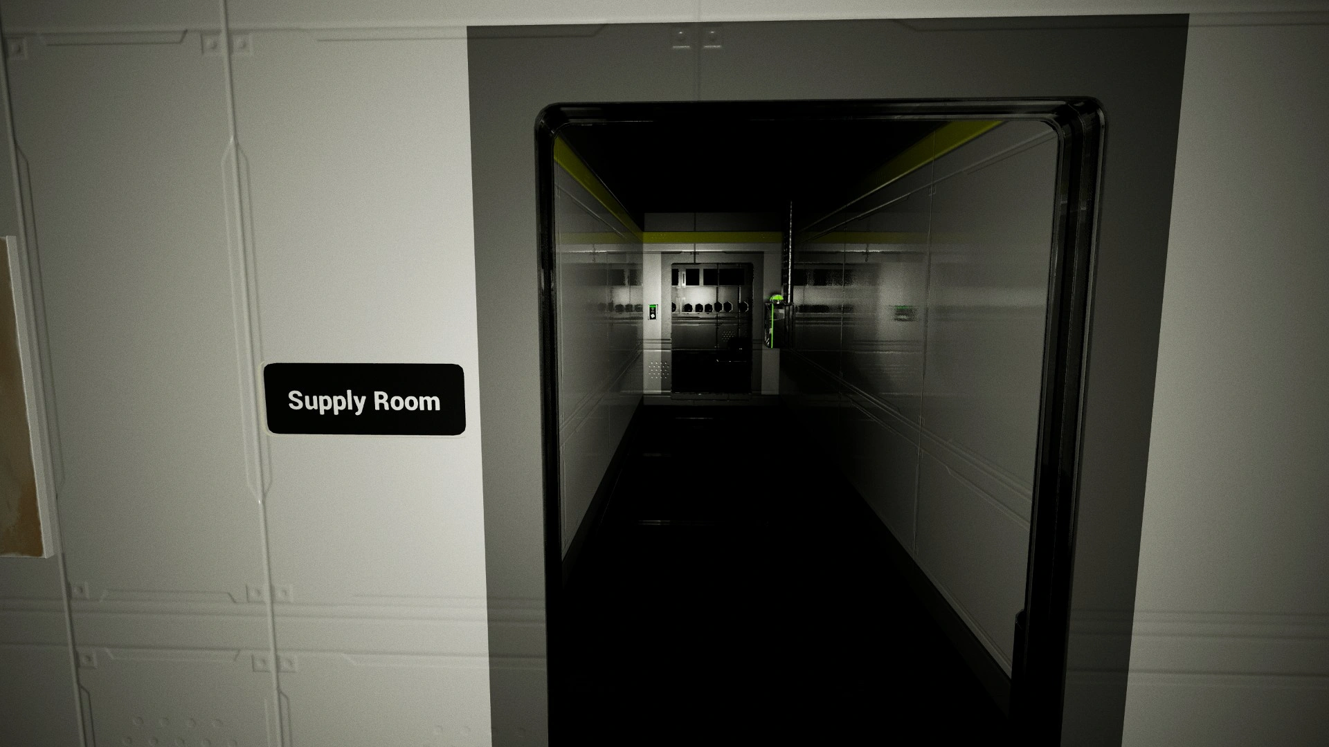 The Supply Room where you grab protection items in Pacify Headquarters