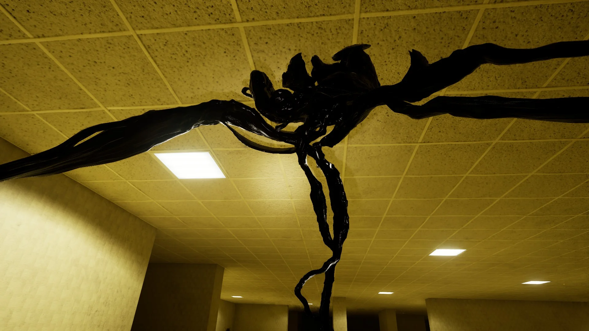 The Bacteria entity that roams the upper floor in Level 0 The Lobby, Backrooms: Escape Together