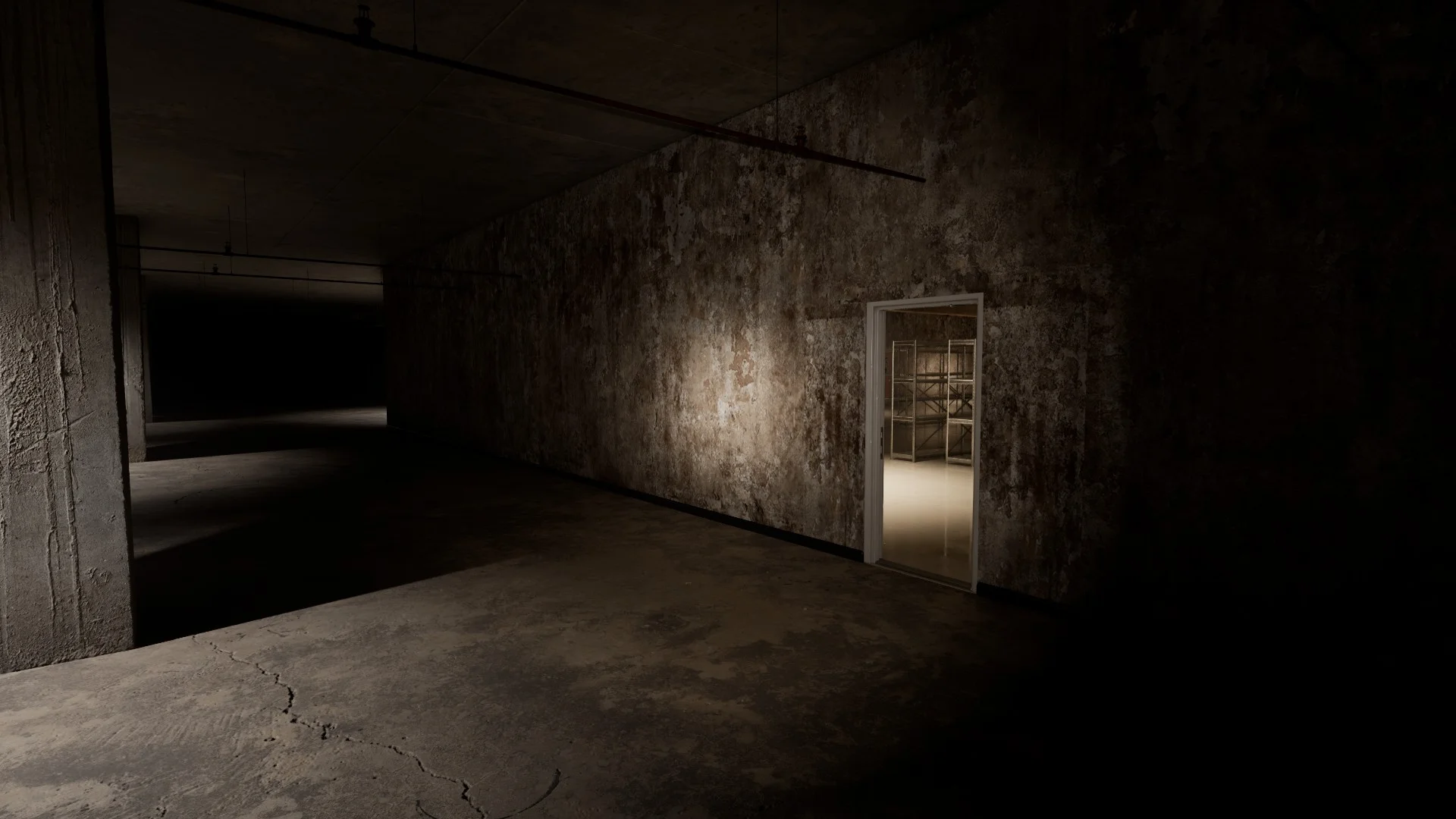 A storage room where you can hide from the Skin-Stealers in Level 1 Habitable Zone, Backrooms: Escape Together