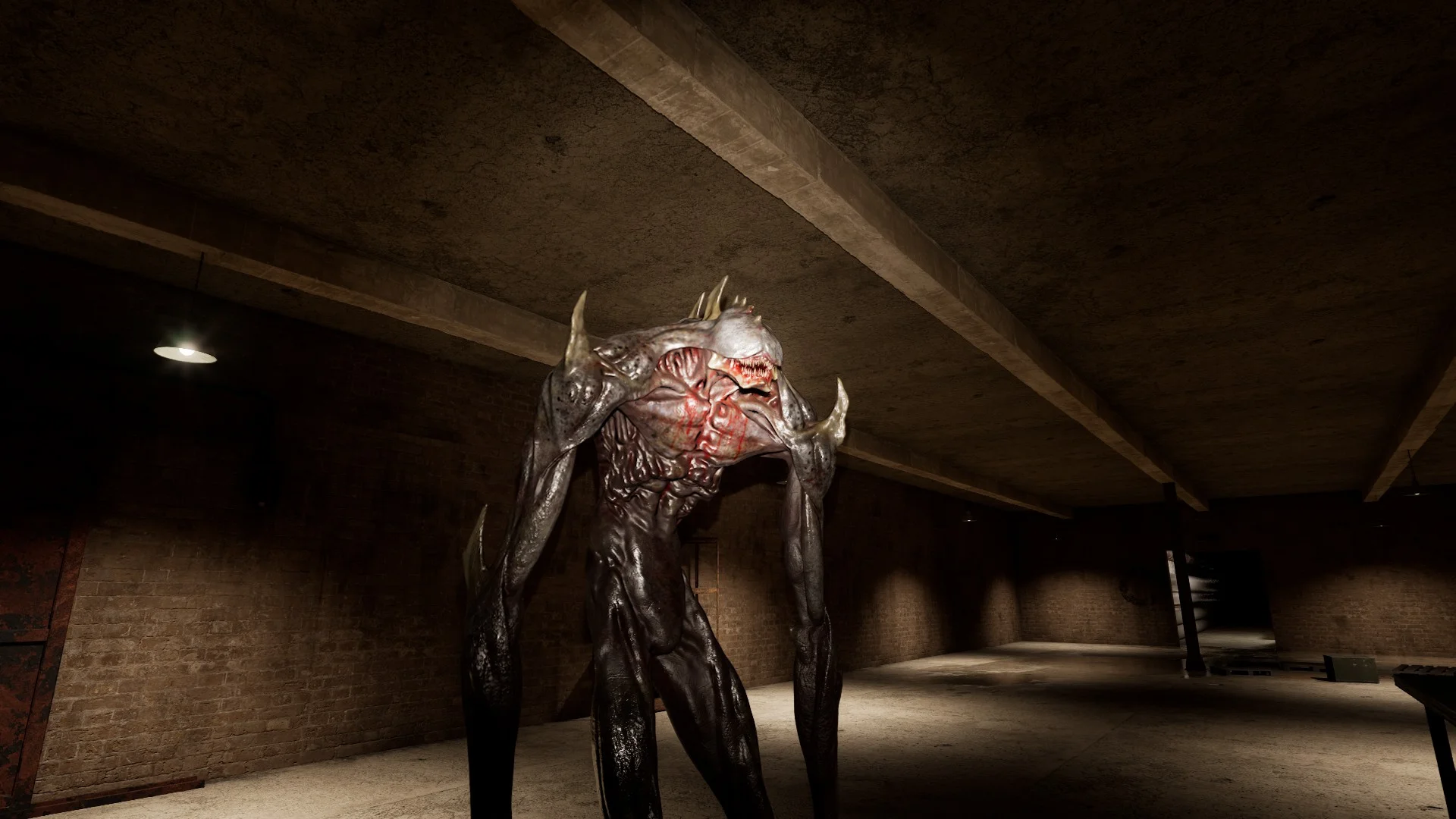 The blind Scratcher entity in Level 2 Pipe Dreams, Backrooms: Escape Together