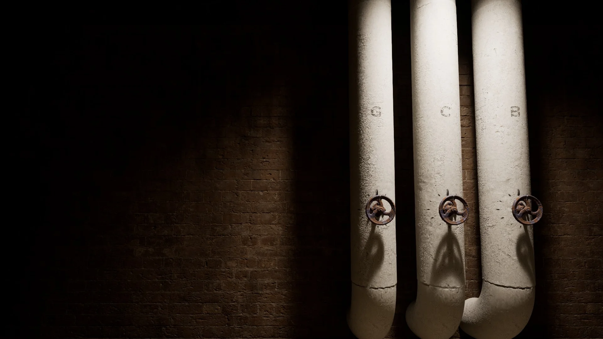 The three lettered pipes where you enter the times in Level 2 Pipe Dreams, Backrooms: Escape Together
