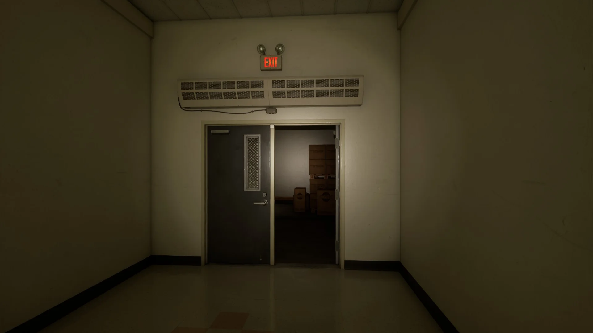 The entrance to the next day in Level 232 Infinite Supermarket, Backrooms: Escape Together