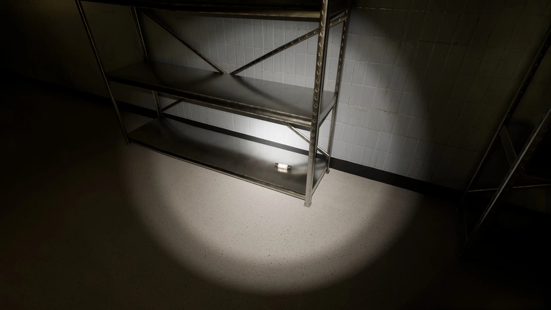 A fuse lying on a shelf in Level 3 Electrical Station, Backrooms: Escape Together