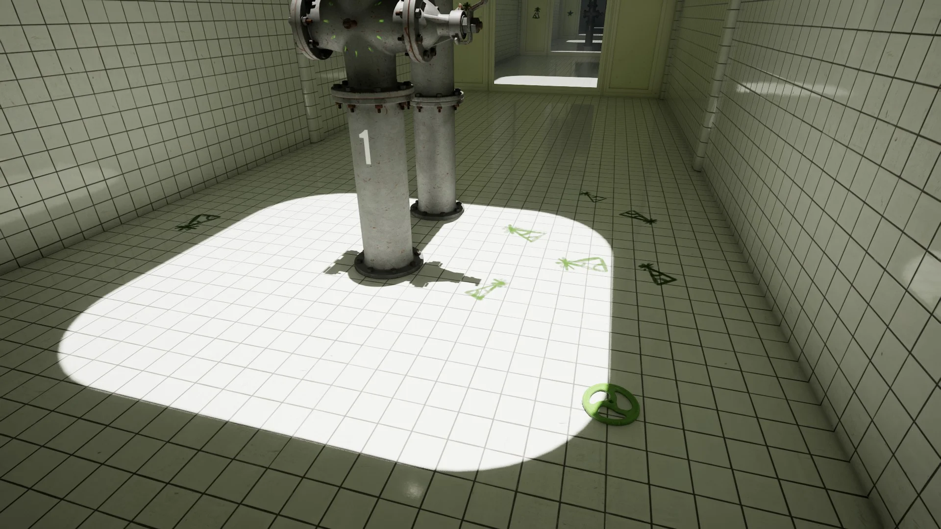 The figures you need to count for the puzzle in Level 37 Poolrooms, Backrooms: Escape Together
