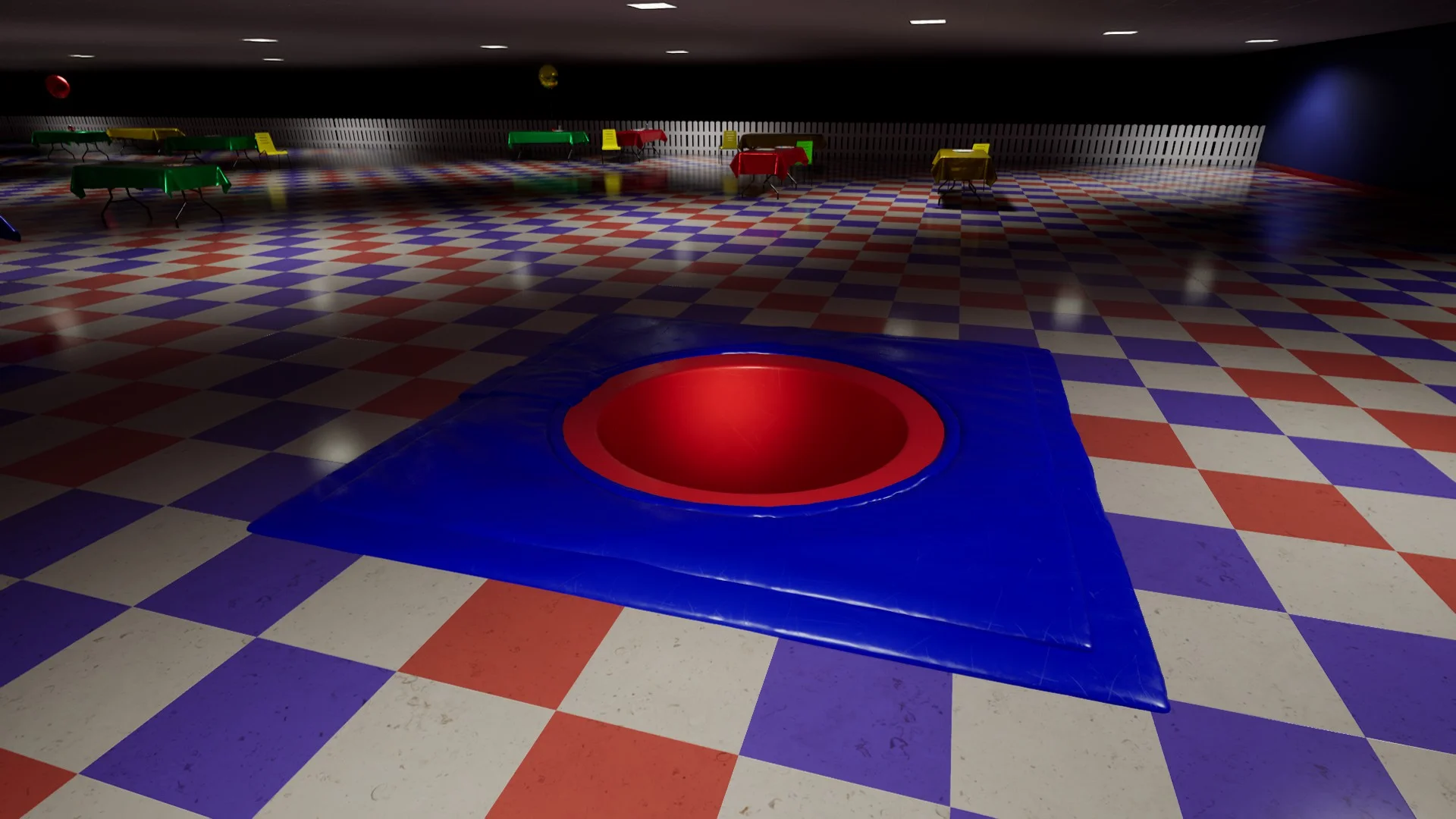The exit hole in Level Fun, Backrooms: Escape Together