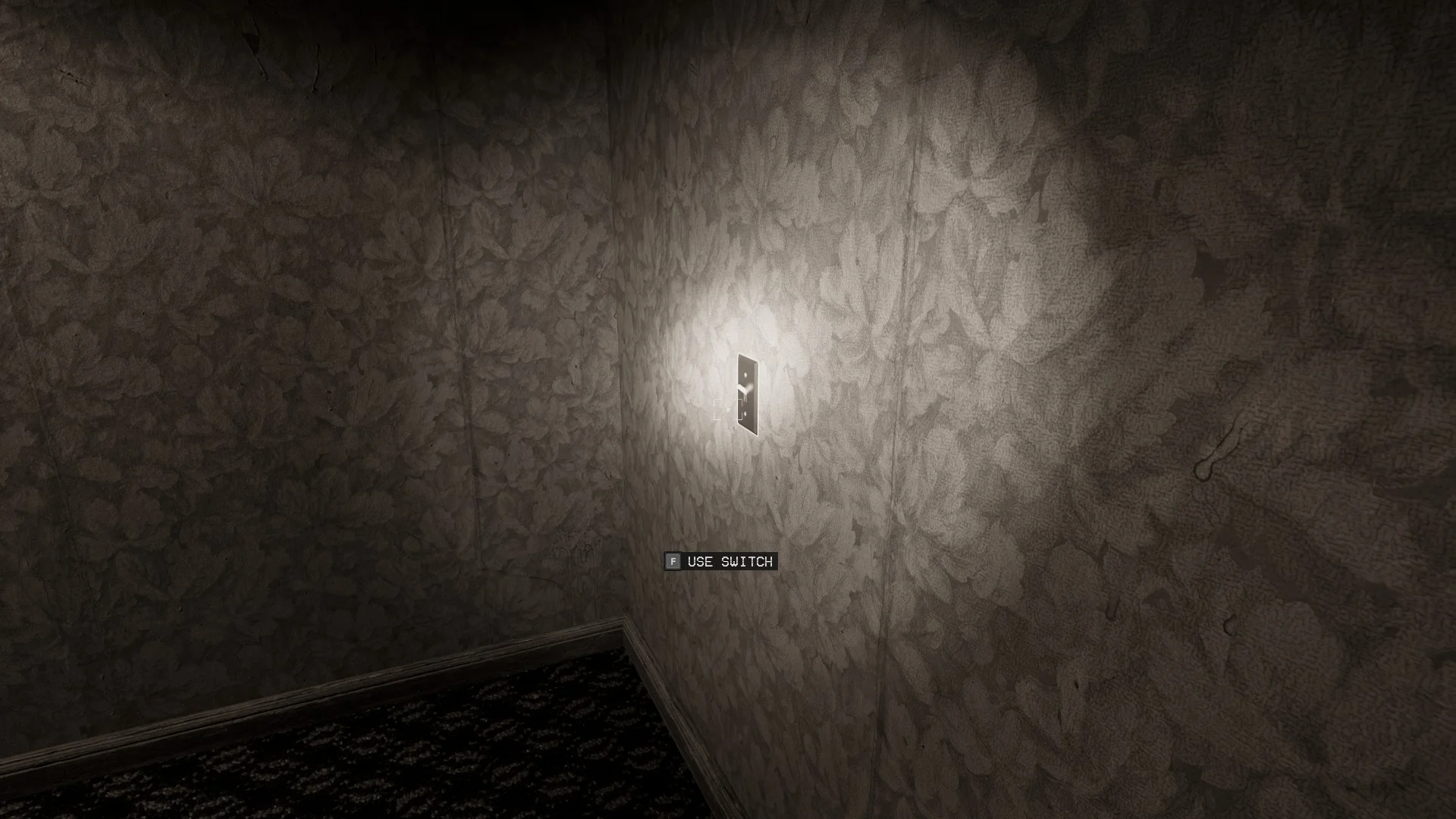 A light switch in Level -1 Grayscale Halls, Backrooms: Escape Together