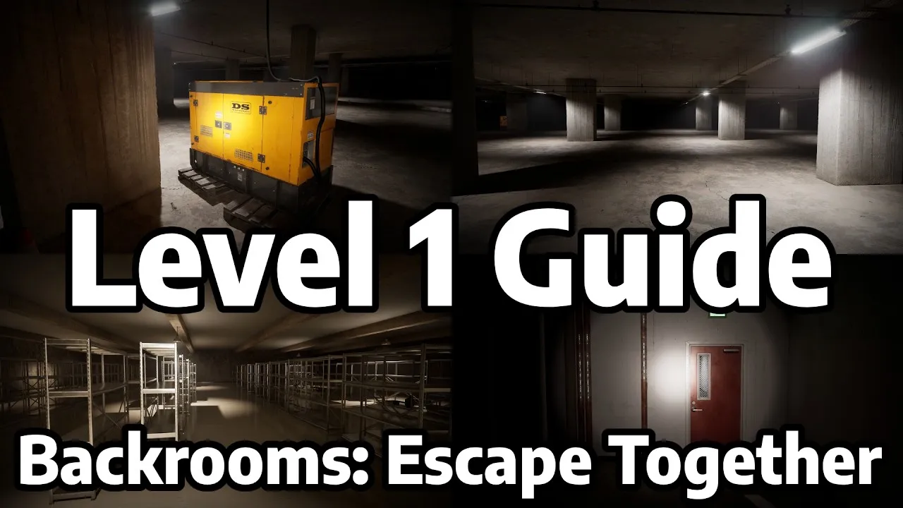 Thumbnail of the Level 1 Habitable Zone Guide and Walkthrough video for Backrooms: Escape Together