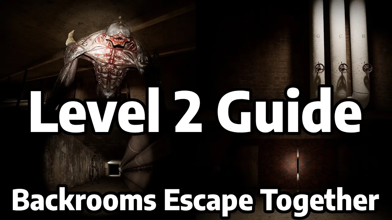 Thumbnail of the Level 2 Pipe Dreams Guide and Walkthrough video for Backrooms: Escape Together