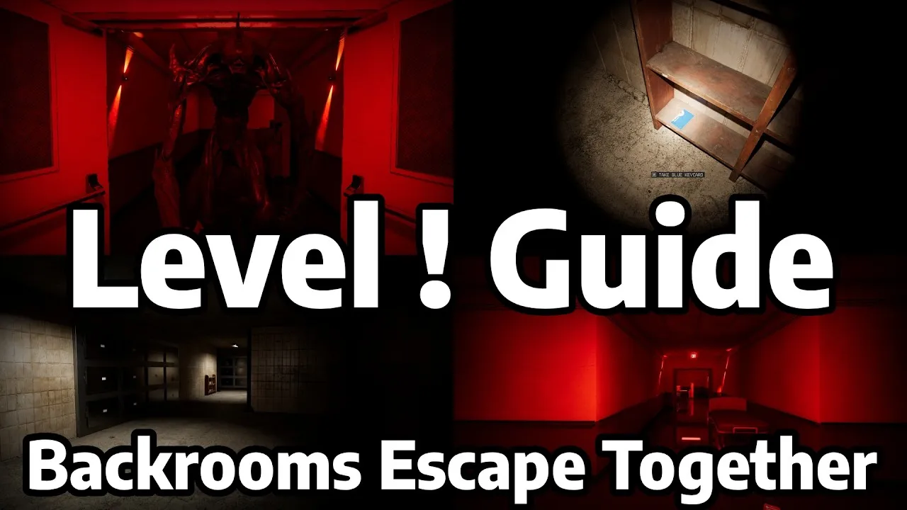 Thumbnail of the Level ! Run For Your Life Guide and Walkthrough video for Backrooms: Escape Together