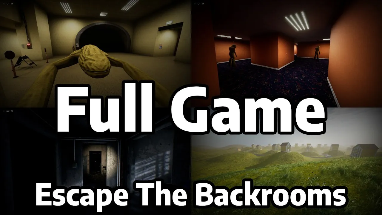Thumbnail of the Full Game Walkthrough, All Levels, No Commentary video for Escape The Backrooms