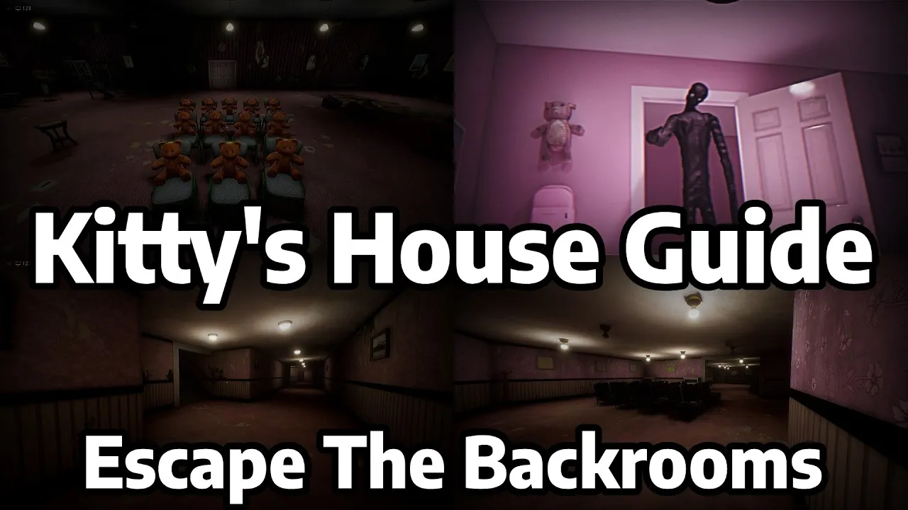 Thumbnail of the Kitty's House + The Pink House Alternate Ending Guide and Walkthrough video for Escape The Backrooms