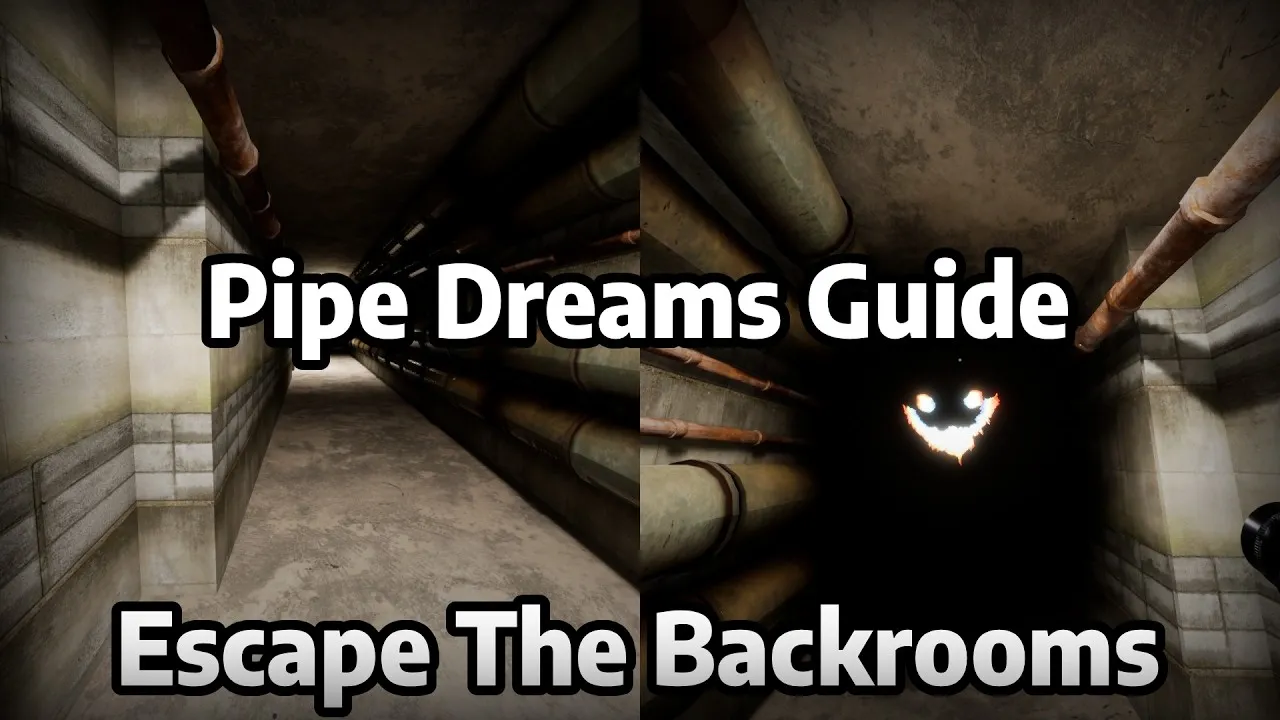 Thumbnail of the Level 2 Pipe Dreams Part 1 Guide and Walkthrough video for Escape The Backrooms