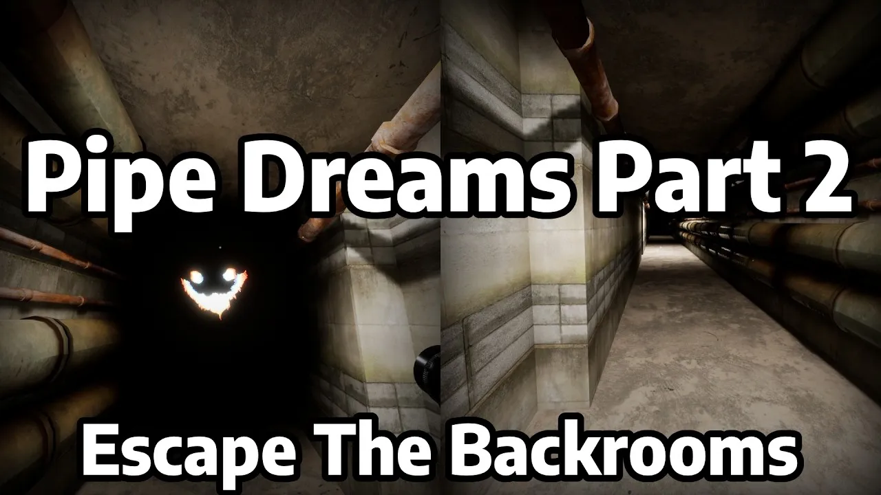 Thumbnail of the Level 2 Pipe Dreams Part 2 Guide and Walkthrough video for Escape The Backrooms