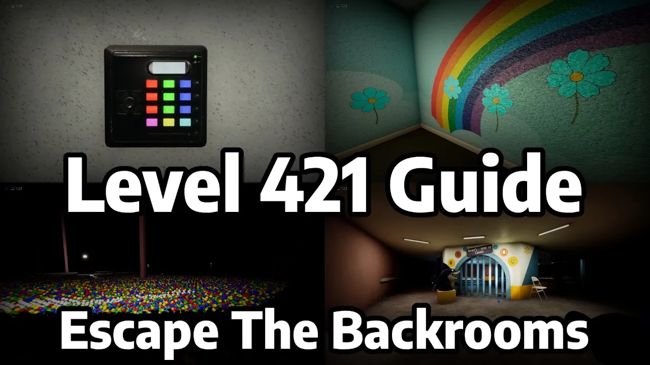 Thumbnail of the Level 421 Plastic Mariana Guide and Walkthrough video for Escape The Backrooms